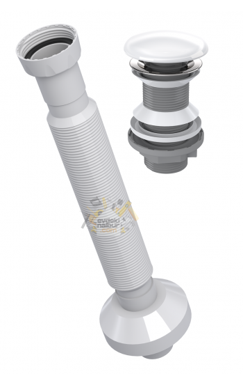 İz Yapı Click Clack Taşmasız Beyaz Seramik Lavabo Sifonu&hellip;