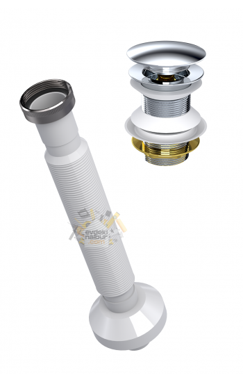 İz Yapı Click Clack Taşmasız Zamak Lavabo Sifonu&hellip;